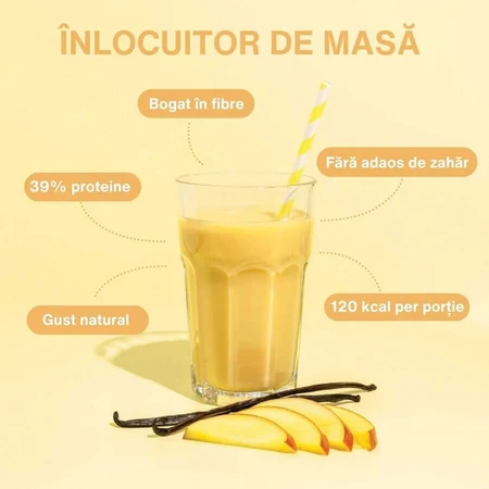 Diet Shake Mango and Vanilla Flavored Shake, 12 packets, Nupo