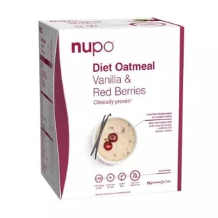 Copos de avena light con frutos del bosque y vainilla, 12 sobres de 32 g, Nupo