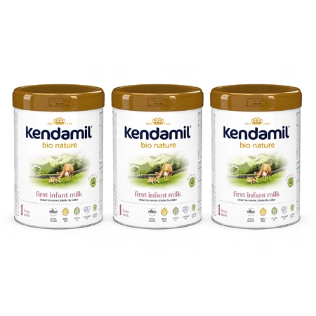 Kendamil Bio Nature Säuglingsnahrung, ab der Geburt, 3 × 800 g