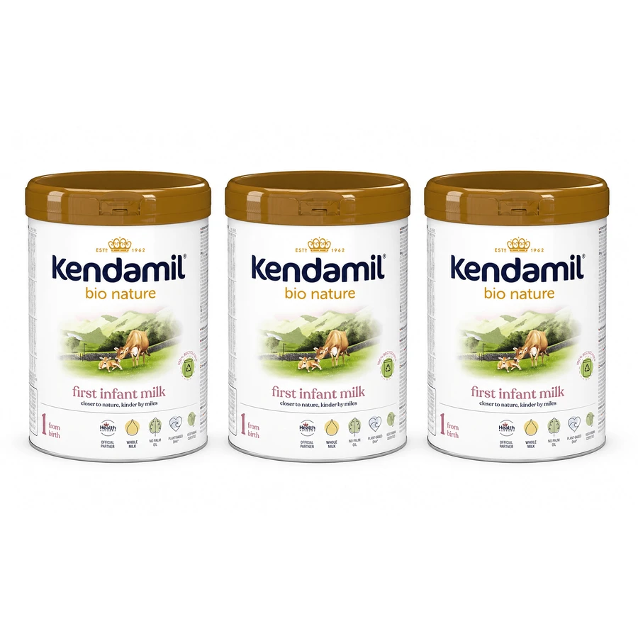 Kendamil Bio Nature Säuglingsnahrung, ab der Geburt, 3 × 800 g