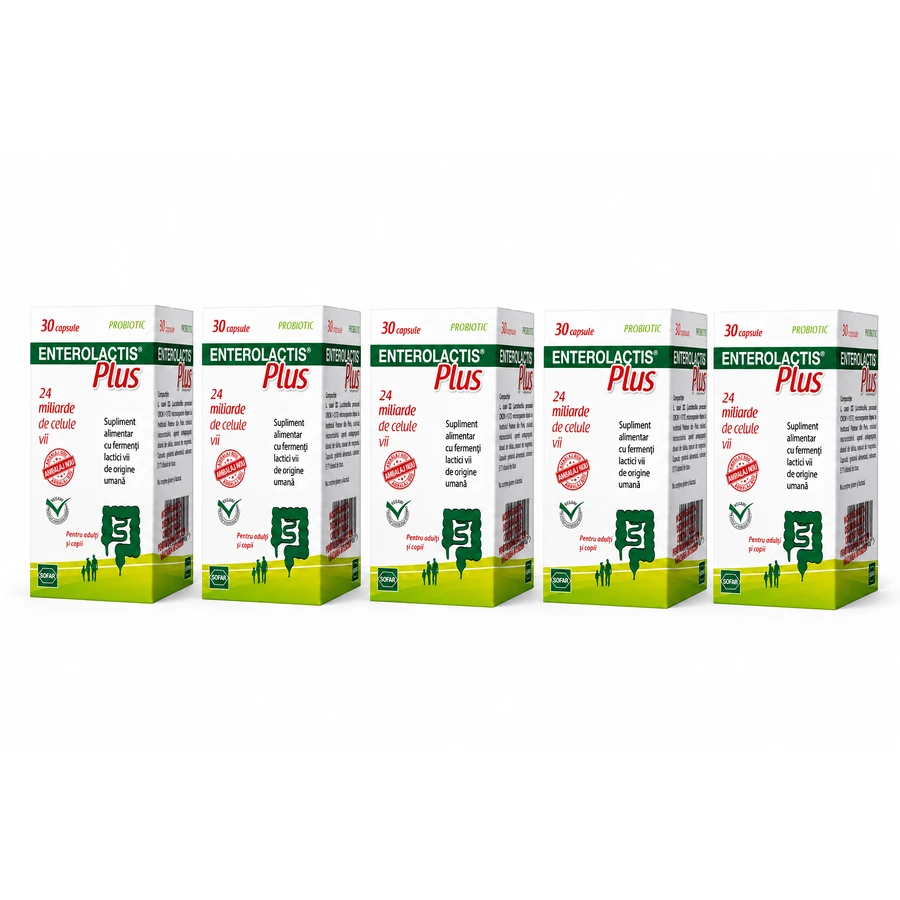 Enterolactis Plus, 5x30 capsules, Sofar