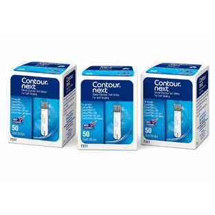  Ascensia Contour Next, tiras reactivas para glucosa, 3x50 tiras