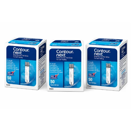  Ascensia Contour Next, tiras reactivas para glucosa, 3x50 tiras
