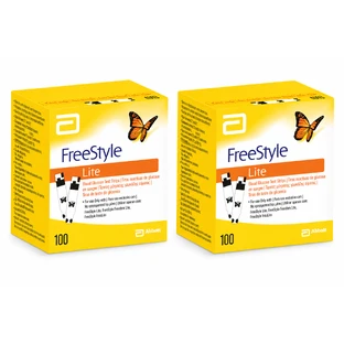FreeStyle Lite Glucose Test Strips, 2 x 100 count