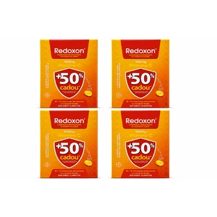 Redoxon with Vitamin C, 1000 mg, 4 x 45 effervescent tablets, Lemon, Bayer