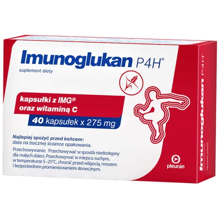 Imunoglucan P4H, 3x40 capsules, Pleuran