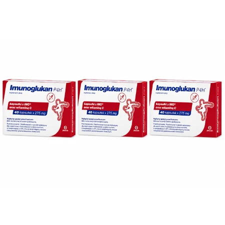 Imunoglucan P4H, 3x40 capsules, Pleuran