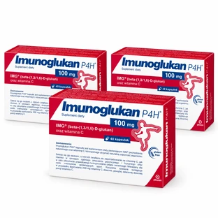 Imunoglucan P4H, 3 x 40 capsules, Pleuran