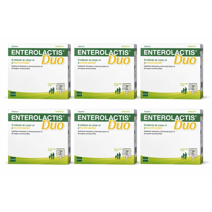 Enterolactis Duo, 6 × 20 Beutel, Sofar