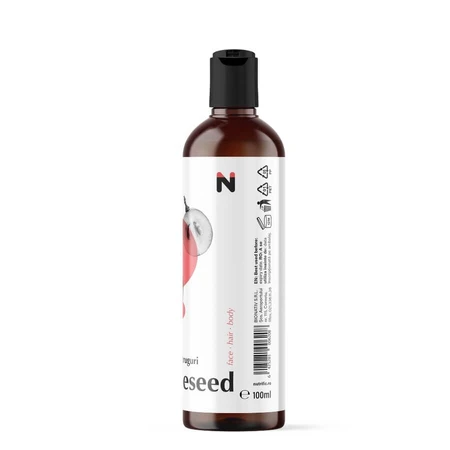 Huile de pépins de raisin pure, 100 ml, Nutrific