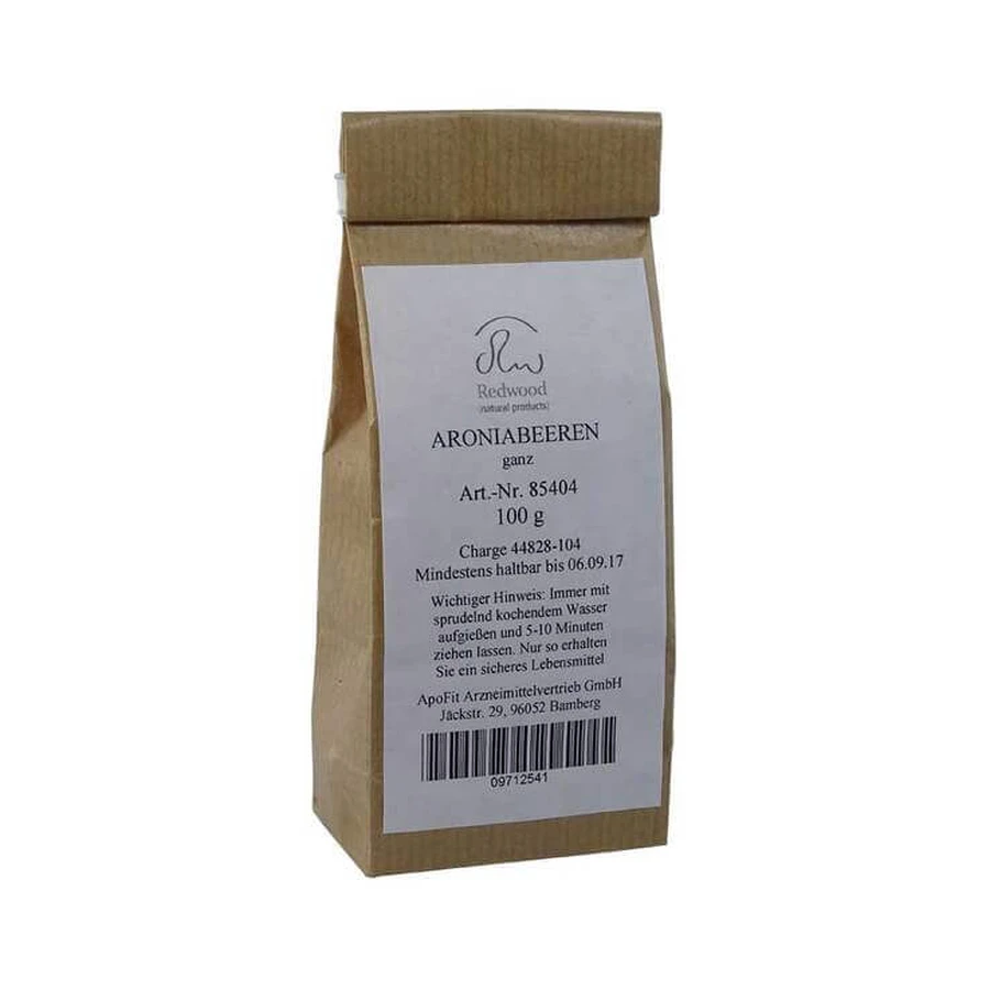 Whole aronia berries, 100 g, as needed