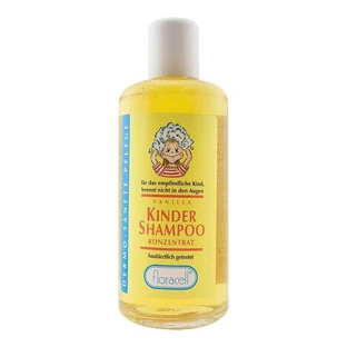 Shampoing pour enfants à la vanille, flacon en verre Floracell, 200 ml de shampoing