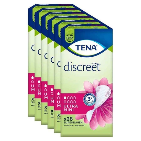 Salvaslips TENA® Discreet Ultra Mini para la incontinencia, 10 x 28 unidades, según disponibilidad
