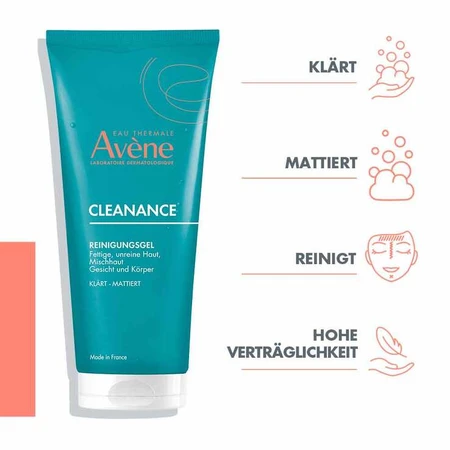 Avene Cleanance Reinigungsgel, 2x400 ml Gel