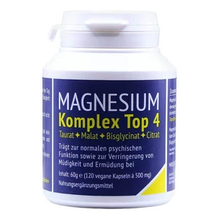 Complexe de magnésium Top 4, 120 gélules