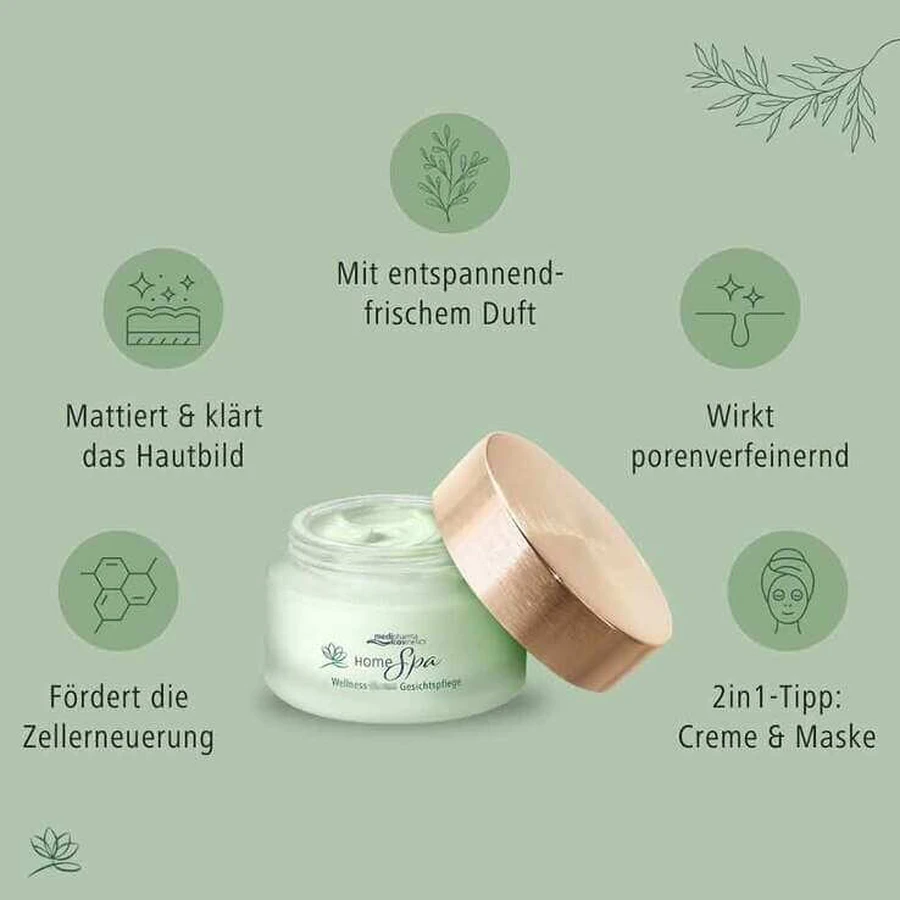 Home Spa Wellness Facial Care Cream, 50 ml Cream