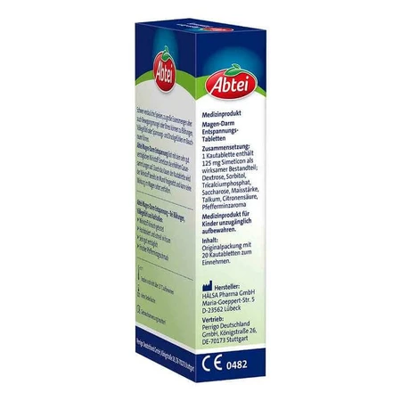 Abtei Gastrointestinal Relief, 20 kauwtabletten