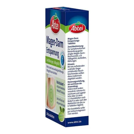 Abtei Gastrointestinal Relief, 20 kauwtabletten