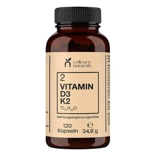 Vitamine D3 + K2-capsules, 120 capsules