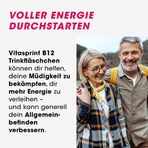 vitasprint B12 : flacons de boisson à la vitamine B12 pour plus d'énergie, lot de 10 flacons