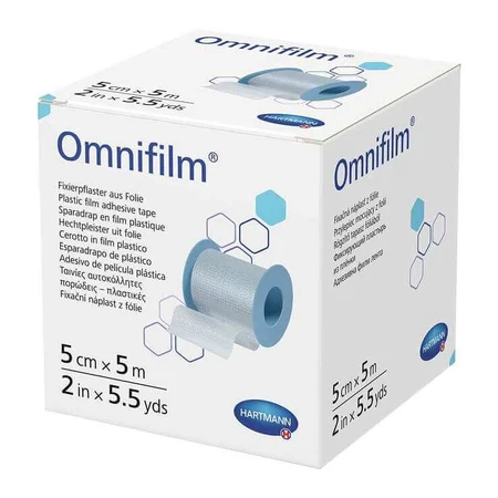Omnifilm Fixierpflaster Folie 5 cmx5 m, 1 St Pflaster
