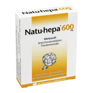Natu Hepa 600 mg coated tablets, 100 tablets Coated tablets