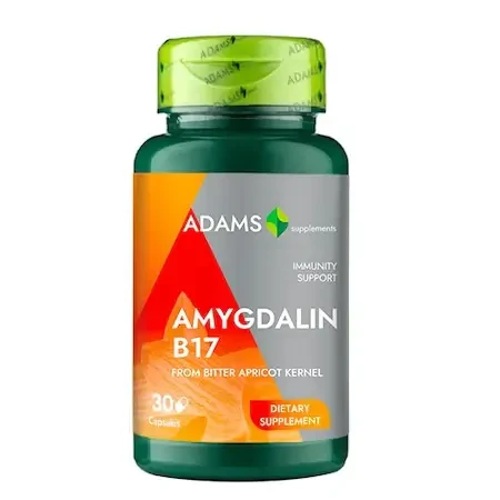 Amygdalin B17, 100 mg, 30 veg. cps., Adams