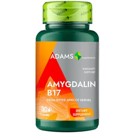 Amygdalin B17, 100 mg, 30 veg. cps., Adams