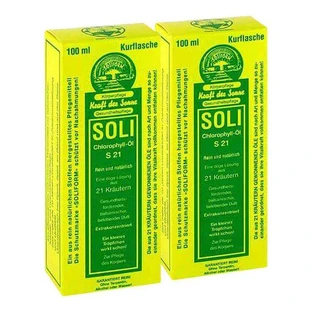 Soli Chlorophyll Oil S 21, 2 x 100 ml olie