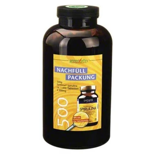 Spirulina Earthrise-navultabletten, 1.000 tabletten
