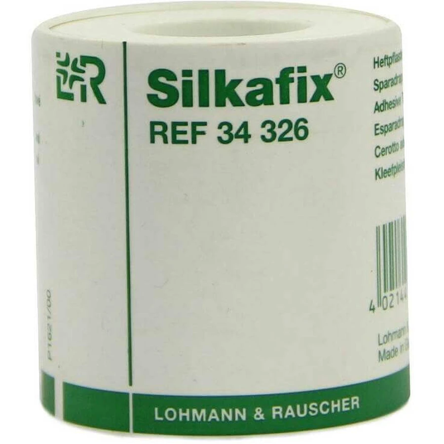 Pansement adhésif Silkafix 5 m x 5 cm, 1 pansement