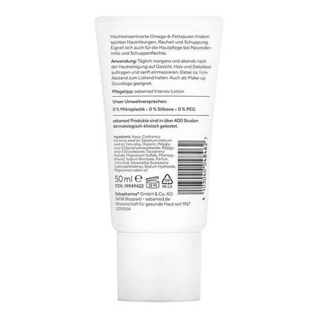Sebamed Intensieve gezichtscrème Omega 12%, 50 ml crème