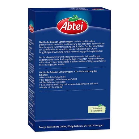 Abtei Nachtruhe Baldrian Schlaf-Dragees, 90 St Dragees