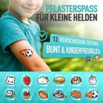 Flint Med Children's Bandages, 13x22mm, Hypoallergenic, Sensitive, 12 Bandages