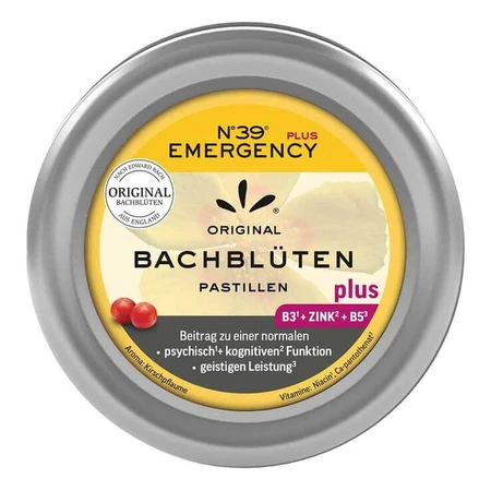 Bach Flower No. 39 Lozenges Plus, 50 g of lozenges
