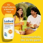 Ladival Lotion voor de gevoelige en normale huid SPF 50+, 2x200 ml lotion