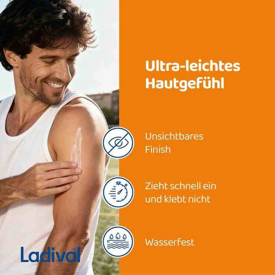 Ladival Lotion voor de gevoelige en normale huid SPF 50+, 2x200 ml lotion