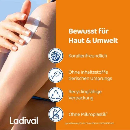 Ladival Lotion voor de gevoelige en normale huid SPF 50+, 2x200 ml lotion