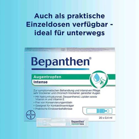 Bepanthen Intense oogdruppels, 10 ml oogdruppels