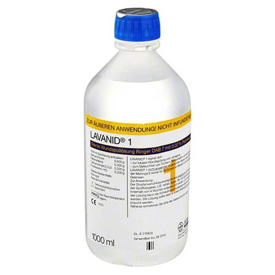 Lavanid 1 Wound Irrigation Solution, 125 ml irrigation solution
