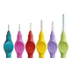 Kit de inicio de cepillos interdentales Tandex Flexi 0,6–1,4 / ISO 0–7, 6 x 1 cepillo de dientes