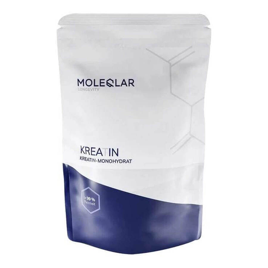 Moleqlar Creatina monohidrato en polvo, 300 g de polvo