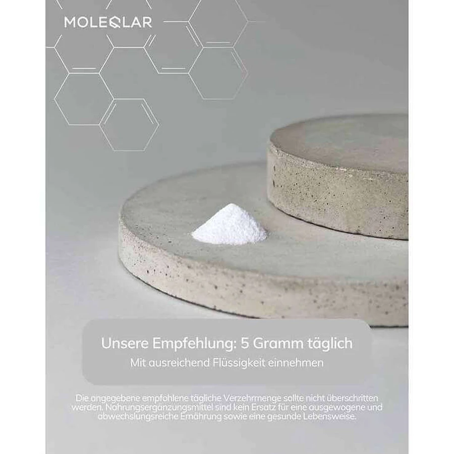 Moleqlar Creatina monohidrato en polvo, 300 g de polvo