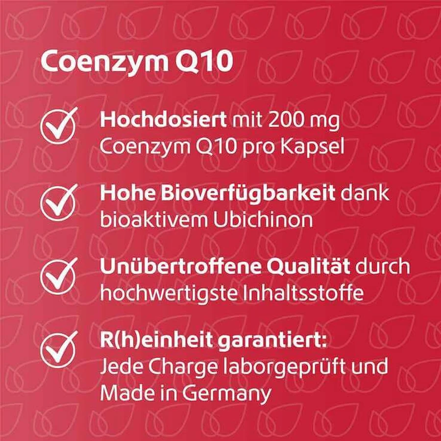 Coenzyme Q10 200 mg, gélules végétaliennes, 120 gélules