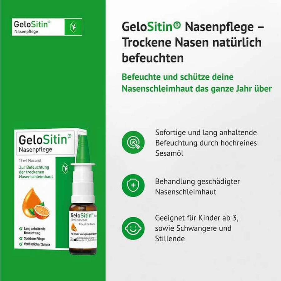 GeloSitin® Neusverzorgingsspray, 2 x 15 ml spray