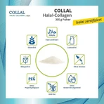 Collal Colagen Halal, pulbere în ambalaj Doypack, 300 g pulbere