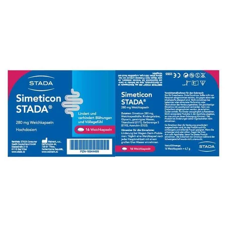 Simeticon STADA® 280 mg Soft Capsules, 32 soft capsules