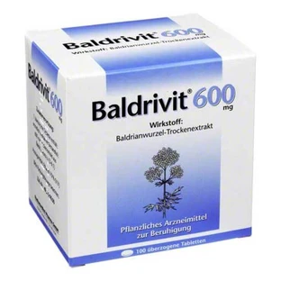 Baldrivit 600 mg coated tablets, 20 coated tablets