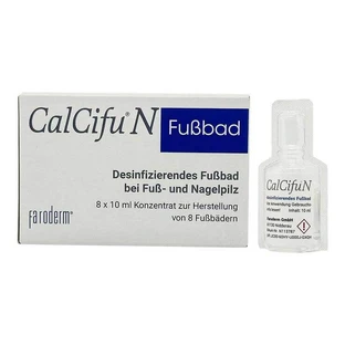 Calcifu N : bain de pieds désinfectant, 8 x 10 ml