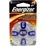 Energizer-batterij voor gehoorapparaten 675, 4 stuks, niet gespecificeerd